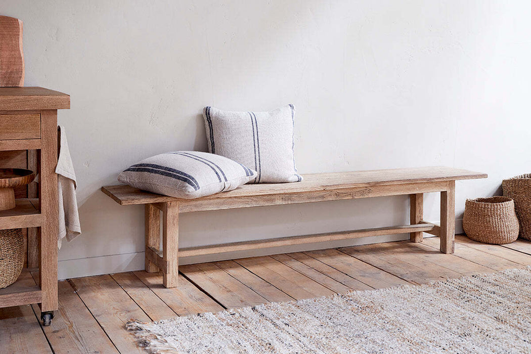 Fioni Reclaimed Wood Bench Natural