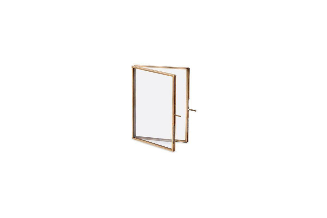 Folded Danta Frame Antique Brass