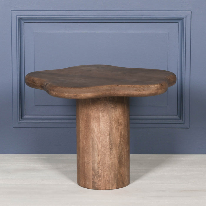 Dark Wooden Puddle Side Table