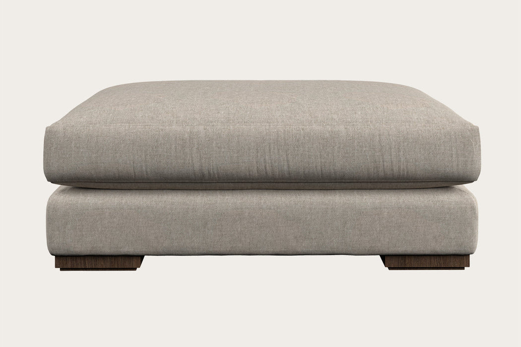 Guddu Grand Footstool Brera Linen Natural
