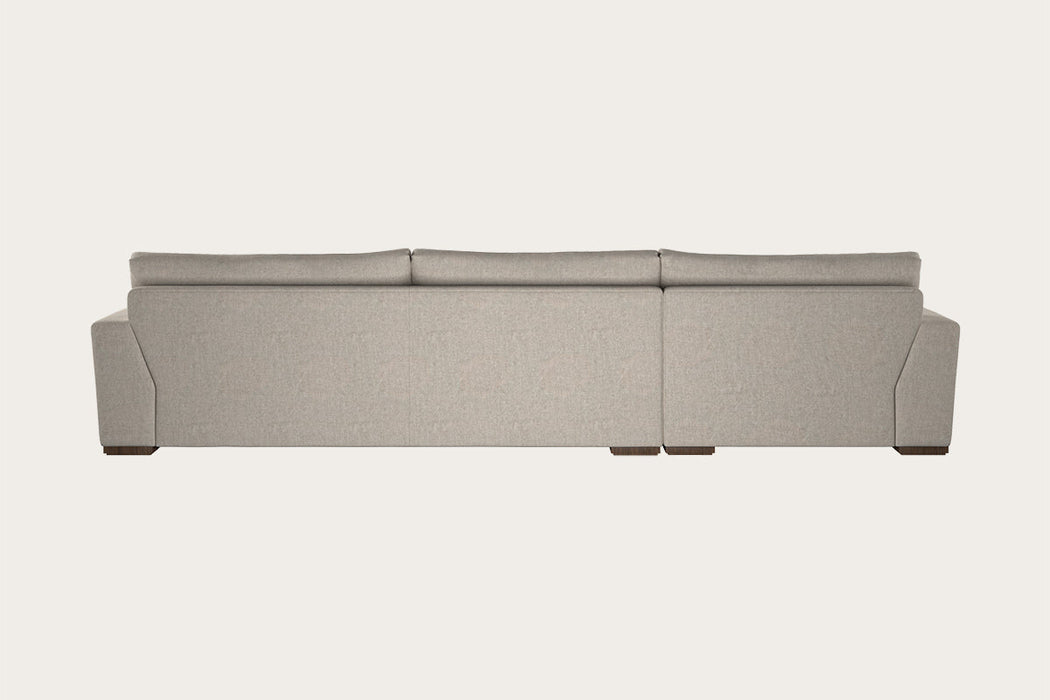 Guddu Grand Left Hand Chaise Sofa Brera Linen Natural