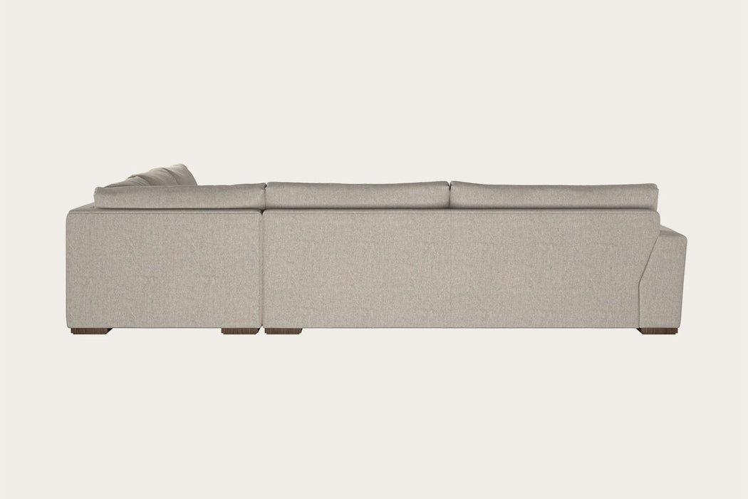 Guddu Grand Right Hand Corner Sofa Brera Linen Natural