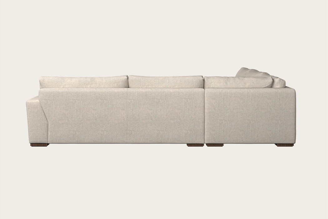 Guddu Grand Right Hand Corner Sofa Brera Linen Natural