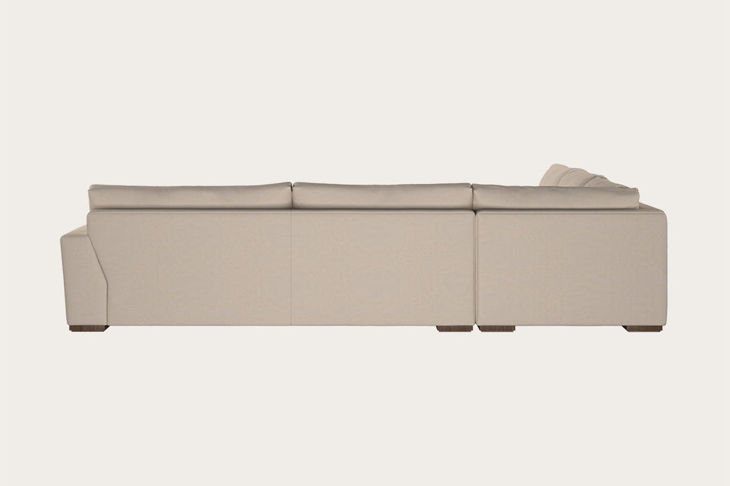 Guddu Large Left Hand Corner Sofa - Brera Linen Indigo