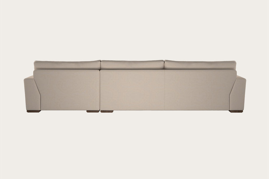 Guddu Large Left Hand Corner Sofa - Brera Linen Jade