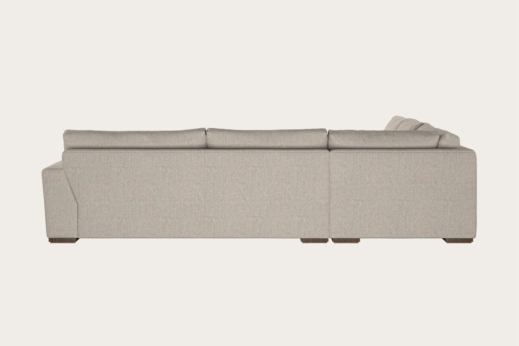 Guddu Large Left Hand Corner Sofa Brera Linen Natural