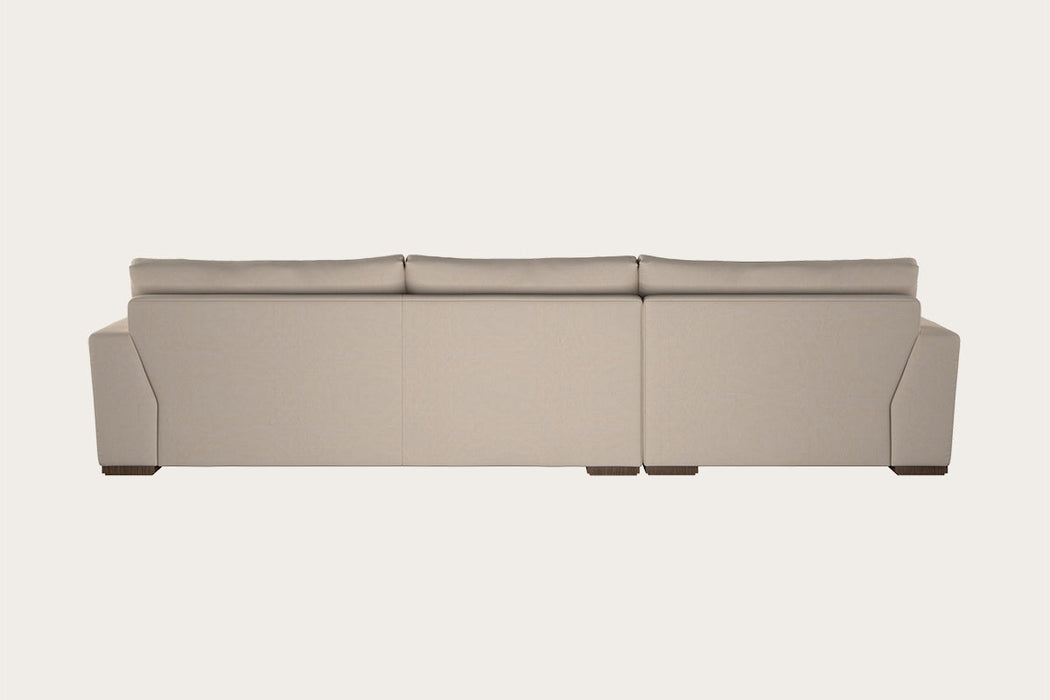 Guddu Large Left Hand Corner Sofa - Brera Linen Smoke