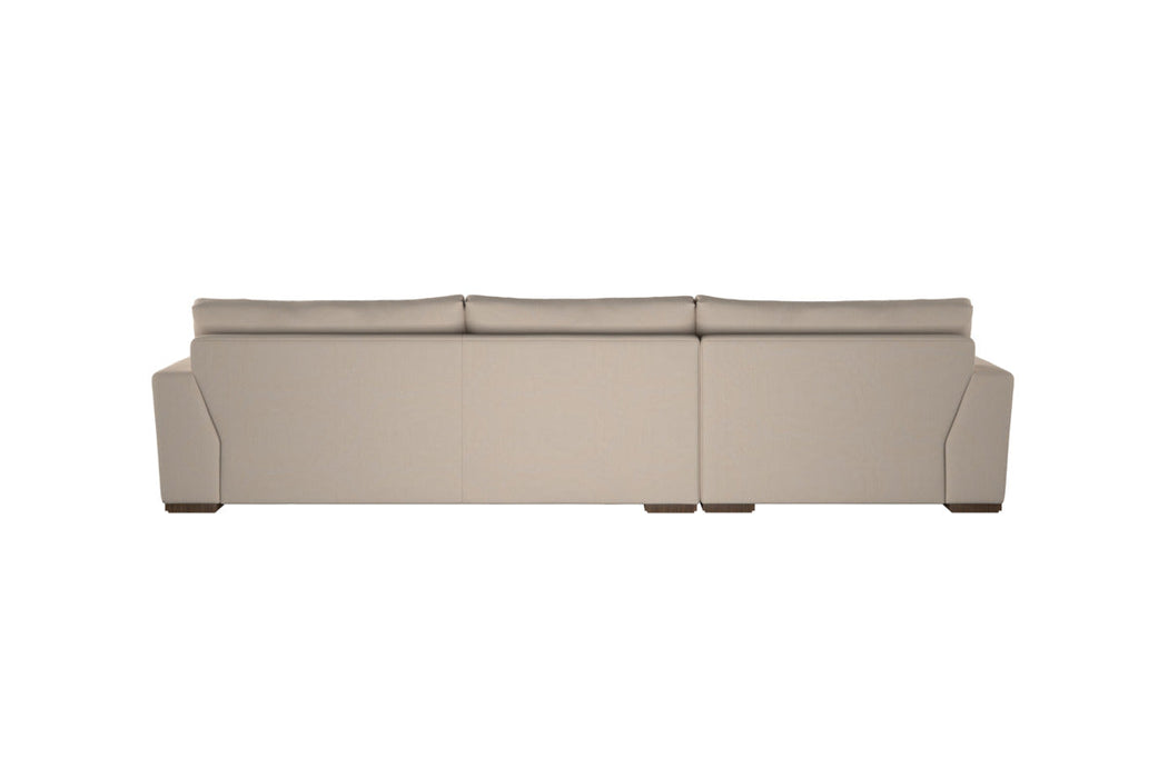 Guddu Large Left Hand Corner Sofa - Brera Linen Smoke