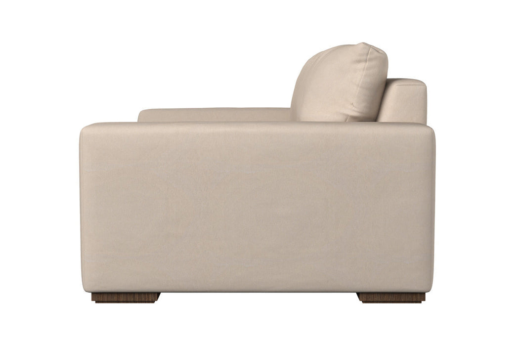 Guddu Large Right Hand Chaise Sofa - Brera Linen Indigo