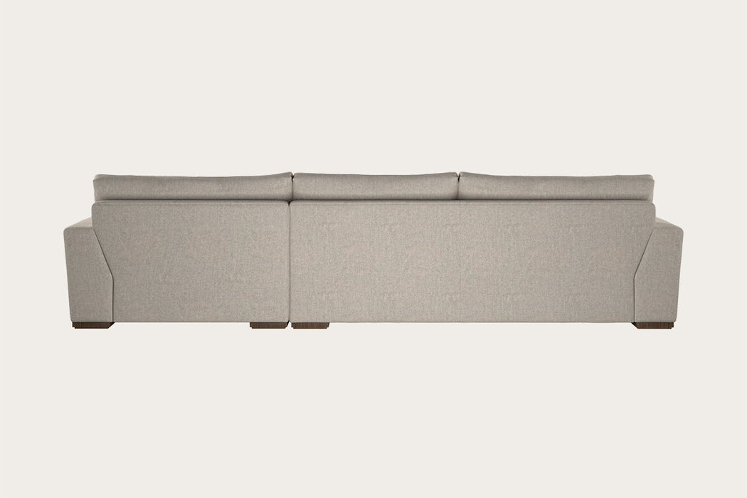 Guddu Large Right Hand Chaise Sofa Brera Linen Natural