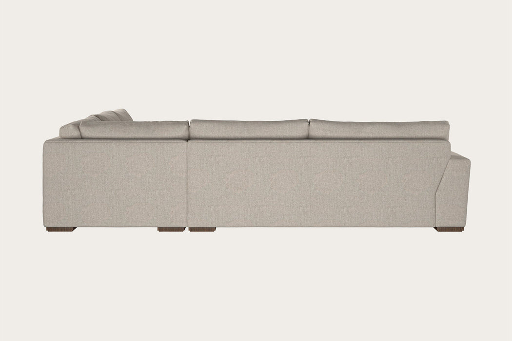 Guddu Large Right Hand Corner Sofa Brera Linen Natural