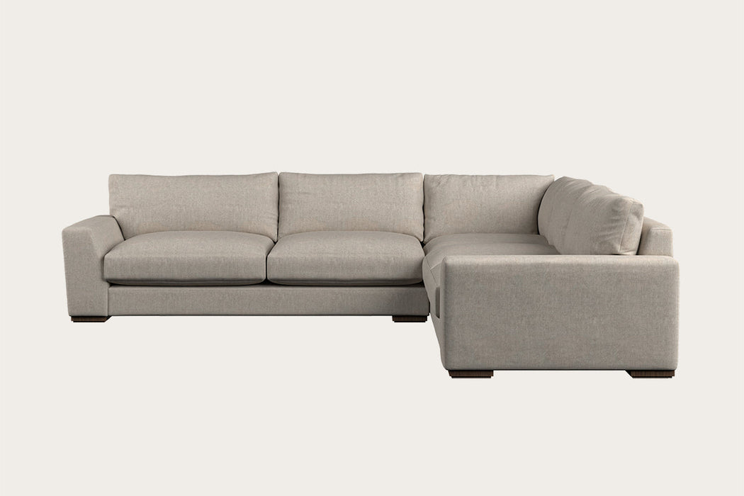Guddu Large Right Hand Corner Sofa Brera Linen Natural