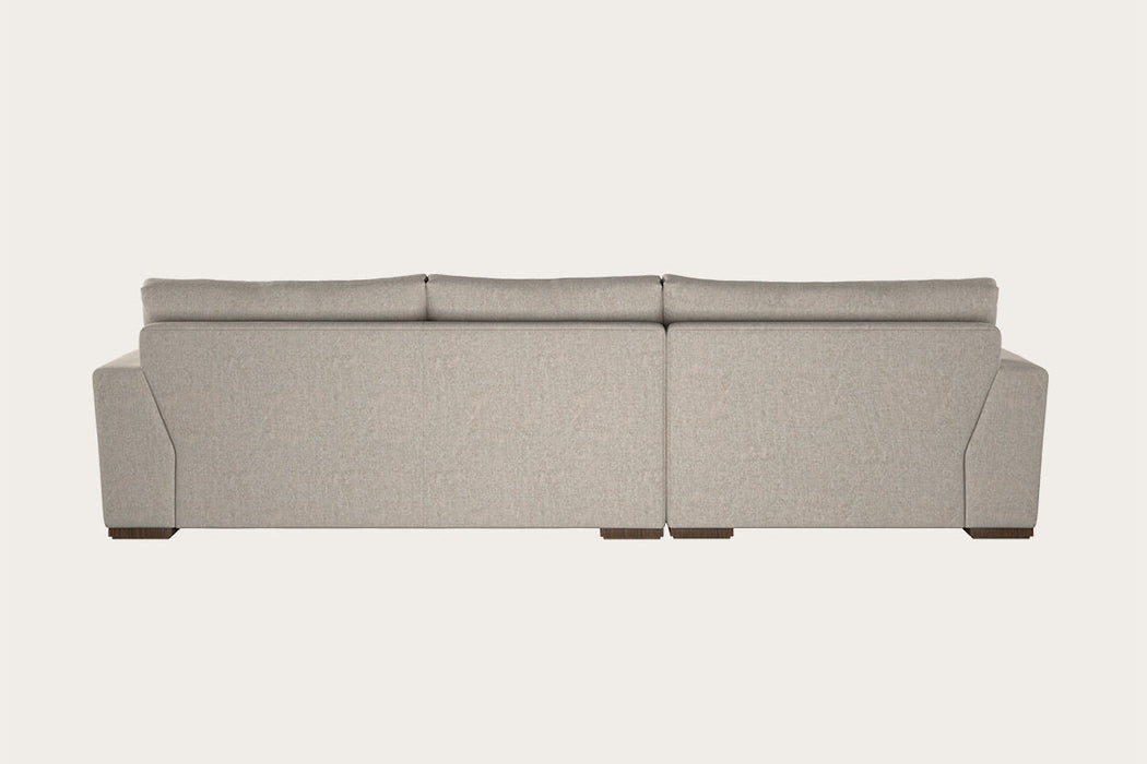 Guddu Medium Left Hand Chaise Sofa Brera Linen Natural