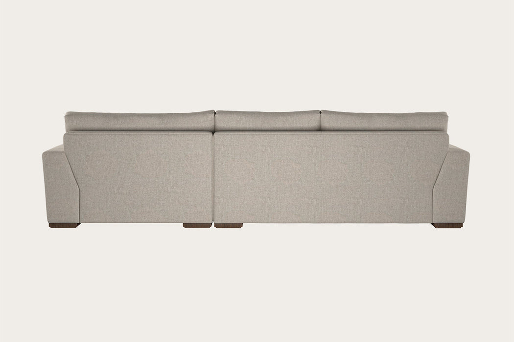 Guddu Medium Right Hand Chaise Sofa Brera Linen Natural