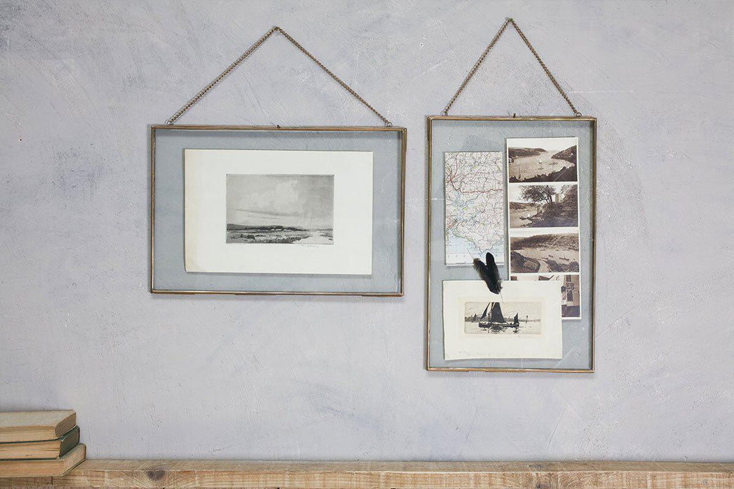 Gigantic Antique Brass Kiko Frame