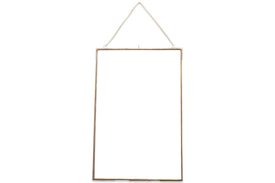 Gigantic Antique Brass Kiko Frame