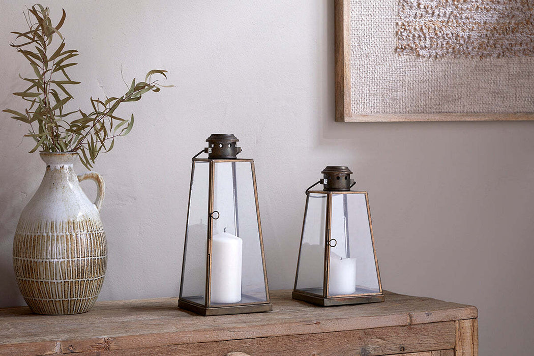 Giva Lantern Antique Brass