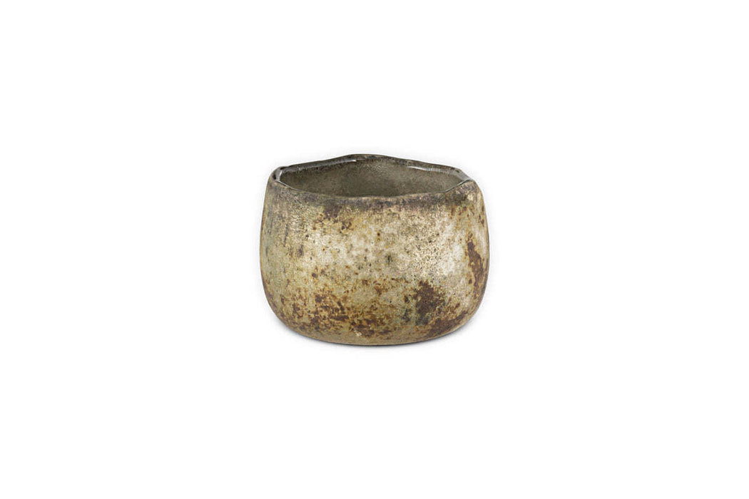 Gola Recycled Glass Tealight Holder Antique Smoke
