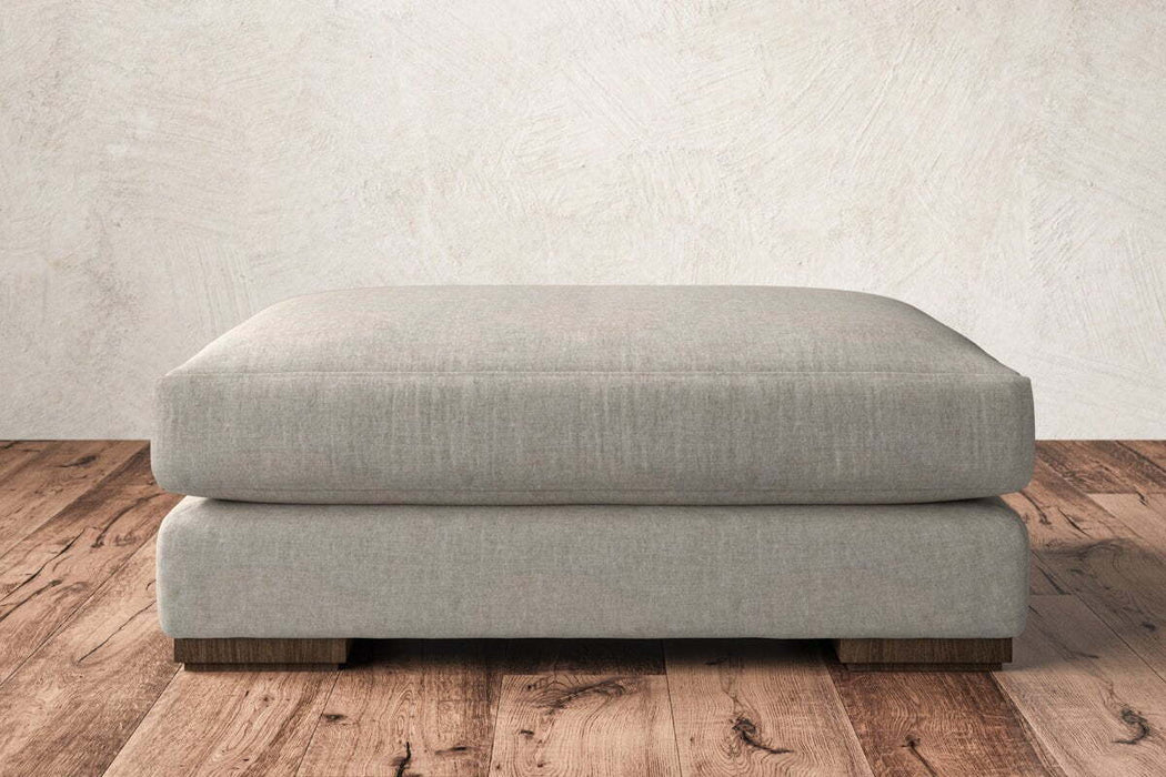 Guddu Grand Footstool Brera Linen Natural