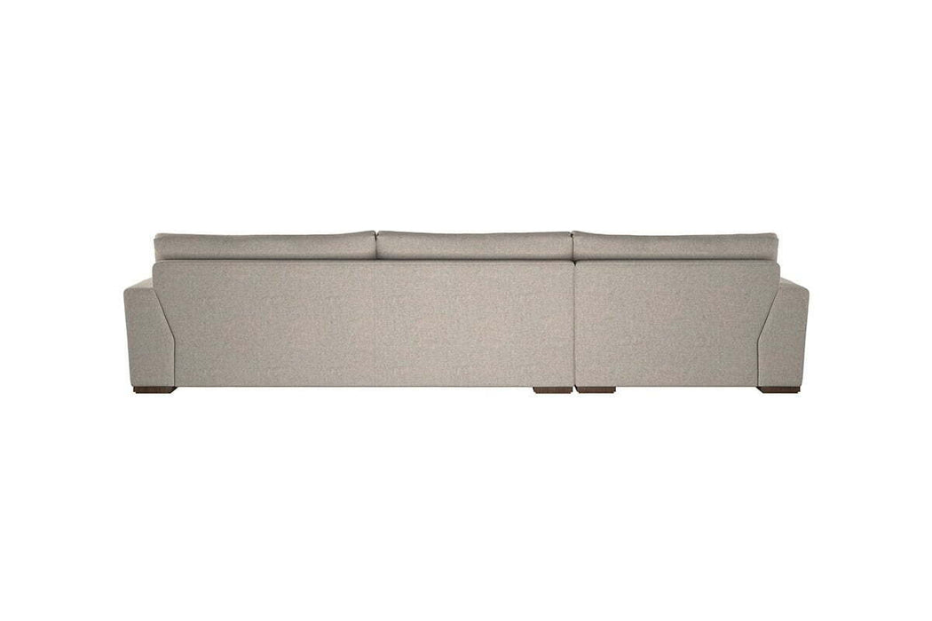 Guddu Grand Left Hand Chaise Sofa - Brera Linen Sage