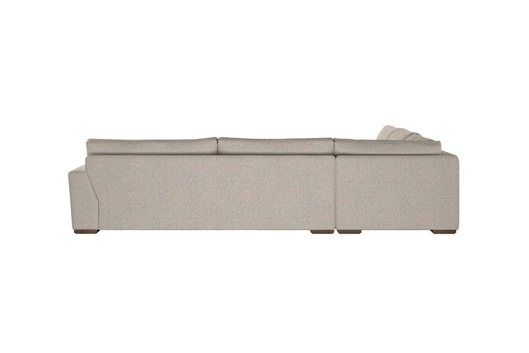 Guddu Grand Left Hand Corner Sofa - Brera Linen Granite