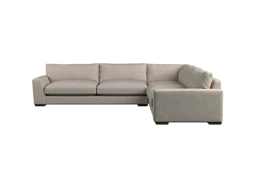 Guddu Grand Right Hand Corner Sofa - Brera Linen Jade