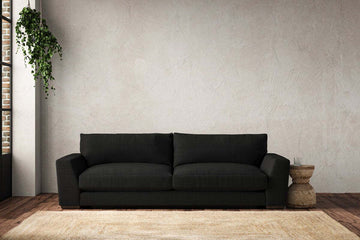 Guddu Grand Sofa - Brera Linen Charcoal