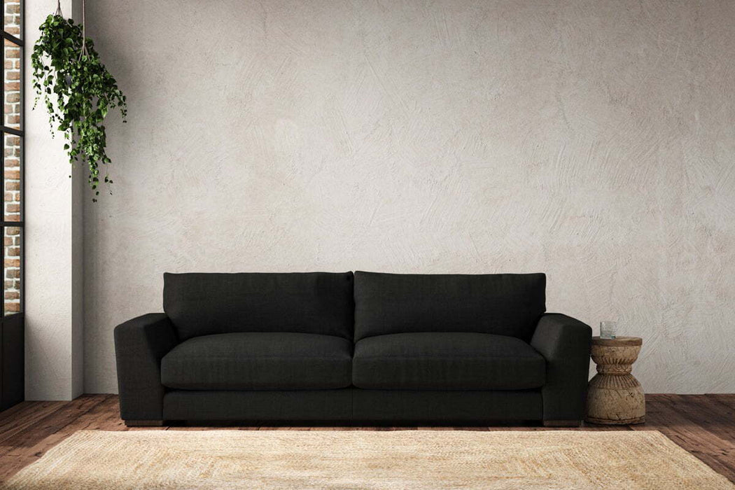 Guddu Grand Sofa - Brera Linen Charcoal