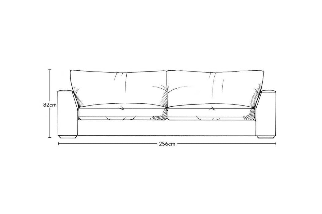 Guddu Grand Sofa - Brera Linen Dusk
