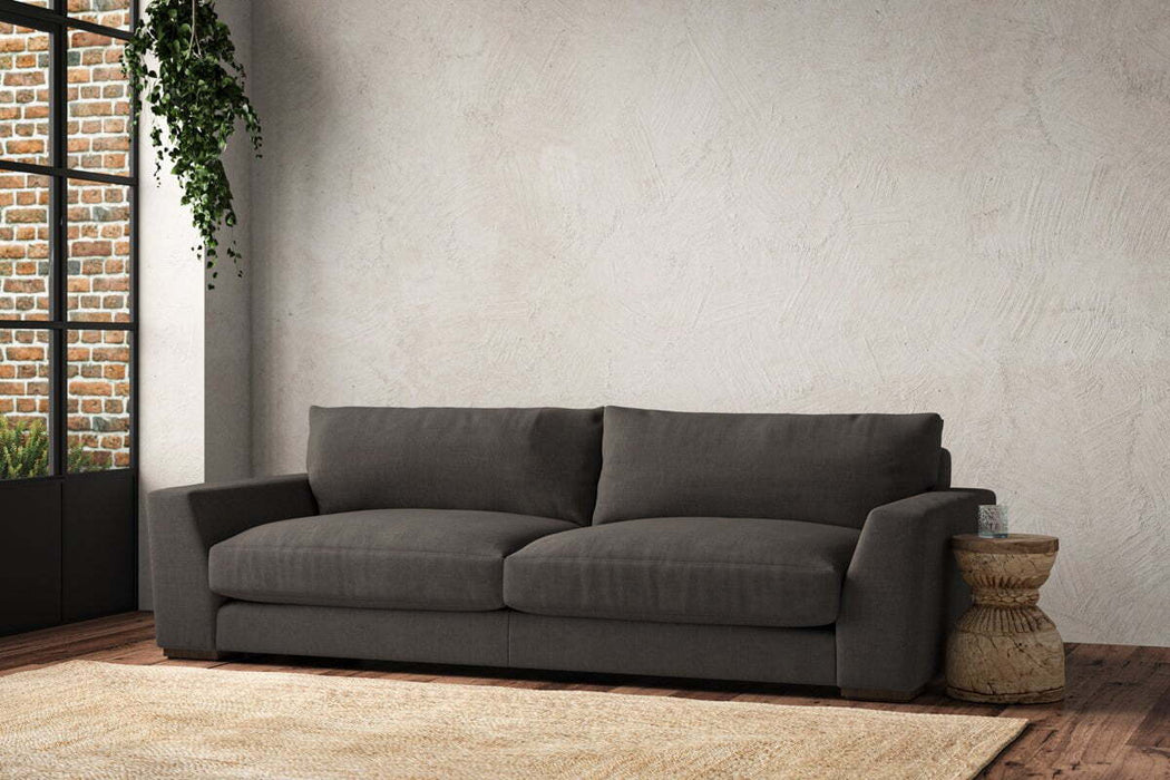 Guddu Grand Sofa - Brera Linen Granite