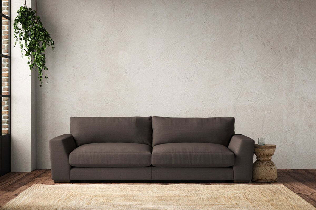 Guddu Grand Sofa - Recycled Cotton Mocha