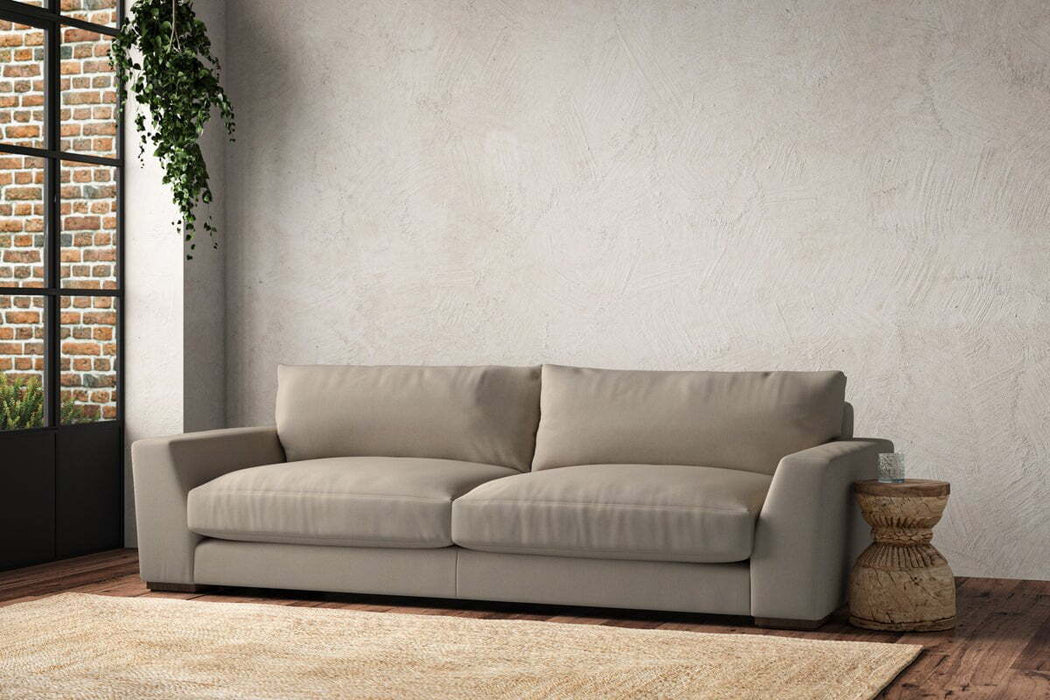 Guddu Grand Sofa - Recycled Cotton Stone