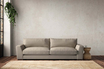 Guddu Grand Sofa - Recycled Cotton Stone