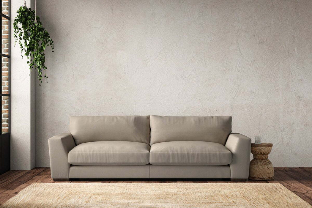 Guddu Grand Sofa - Recycled Cotton Stone