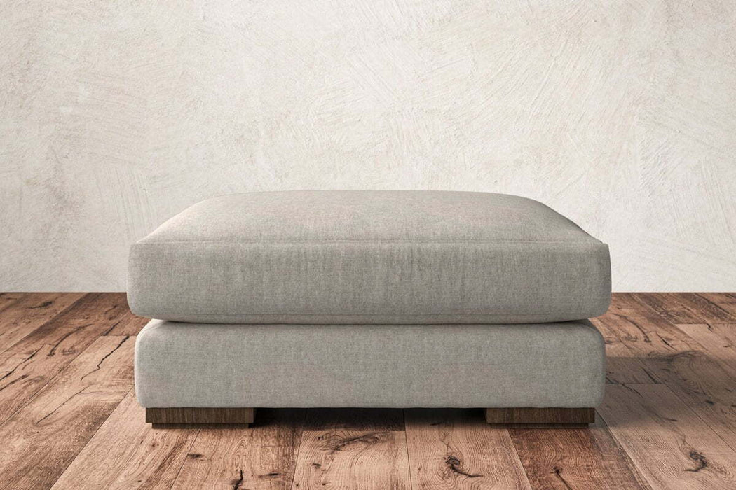 Guddu Large Footstool Brera Linen Natural
