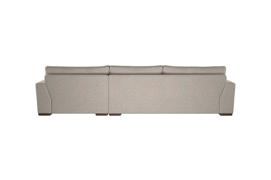 Guddu Large Right Hand Chaise Sofa - Brera Linen Indigo