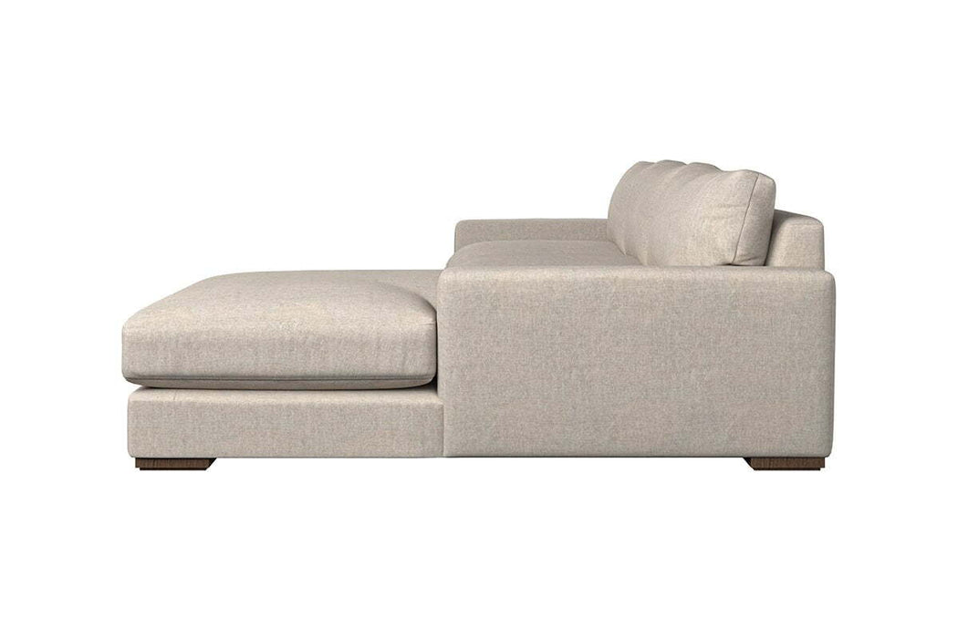 Guddu Large Right Hand Chaise Sofa - Brera Linen Jade