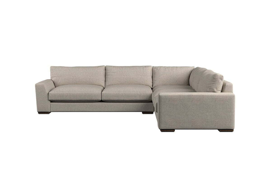 Guddu Large Right Hand Corner Sofa - Brera Linen Charcoal