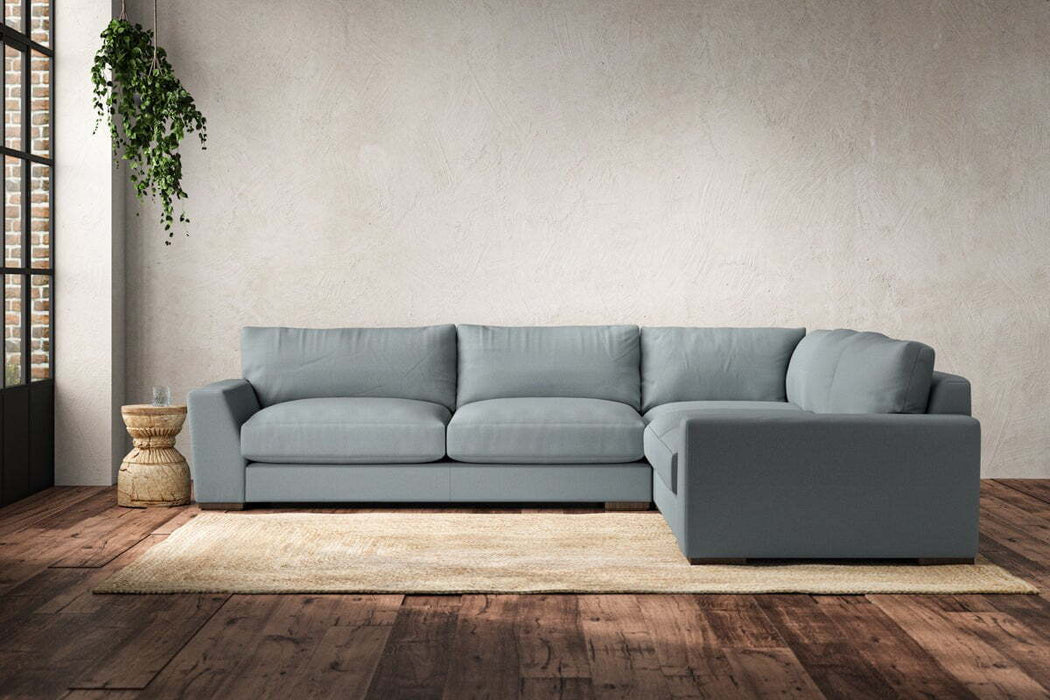 Guddu Large Right Hand Corner Sofa - Recycled Cotton Horizon