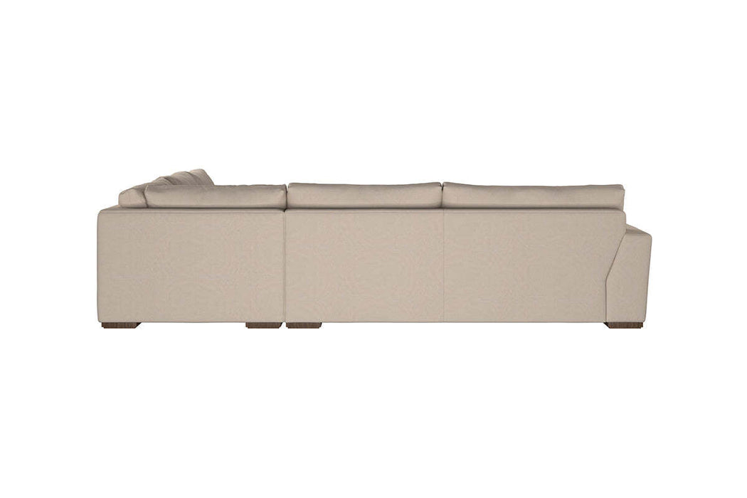 Guddu Large Right Hand Corner Sofa - Recycled Cotton Thunder