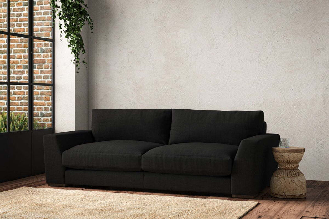 Guddu Large Sofa - Brera Linen Charcoal