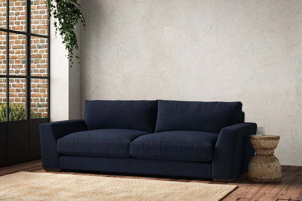 Guddu Large Sofa - Brera Linen Indigo