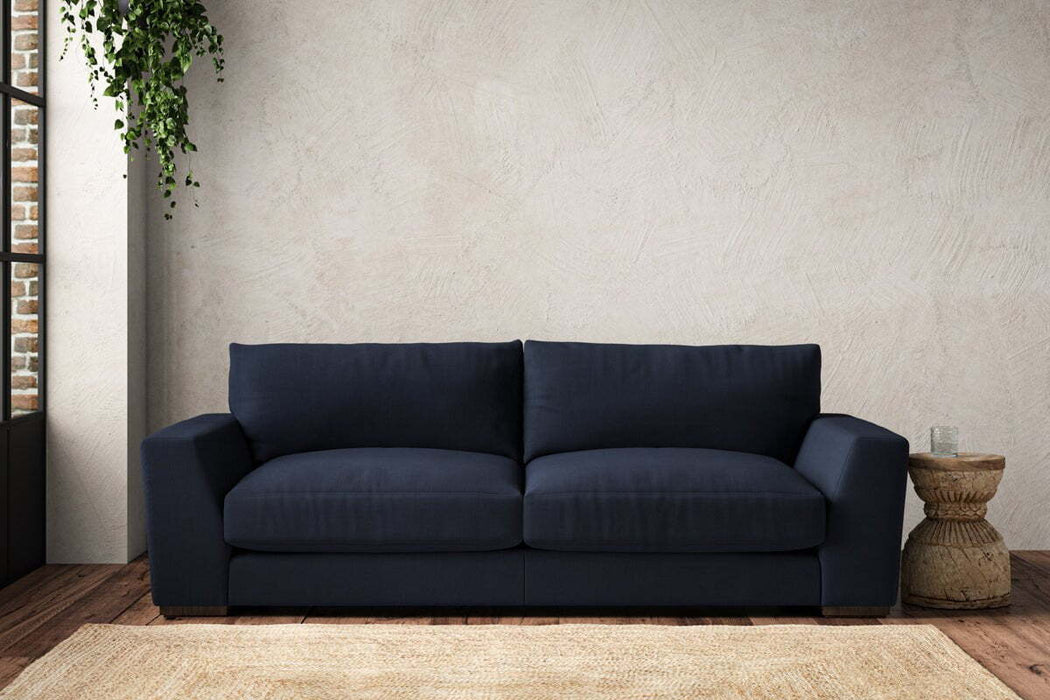 Guddu Large Sofa - Brera Linen Indigo