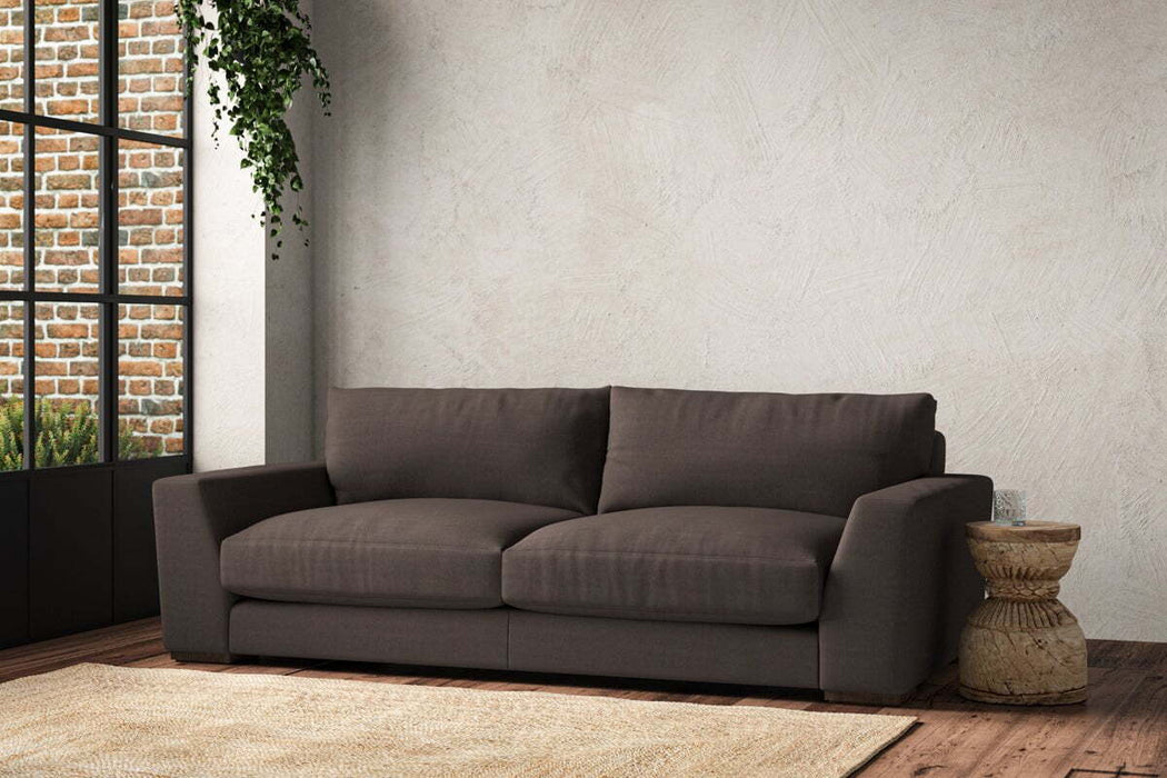 Guddu Large Sofa - Recycled Cotton Mocha