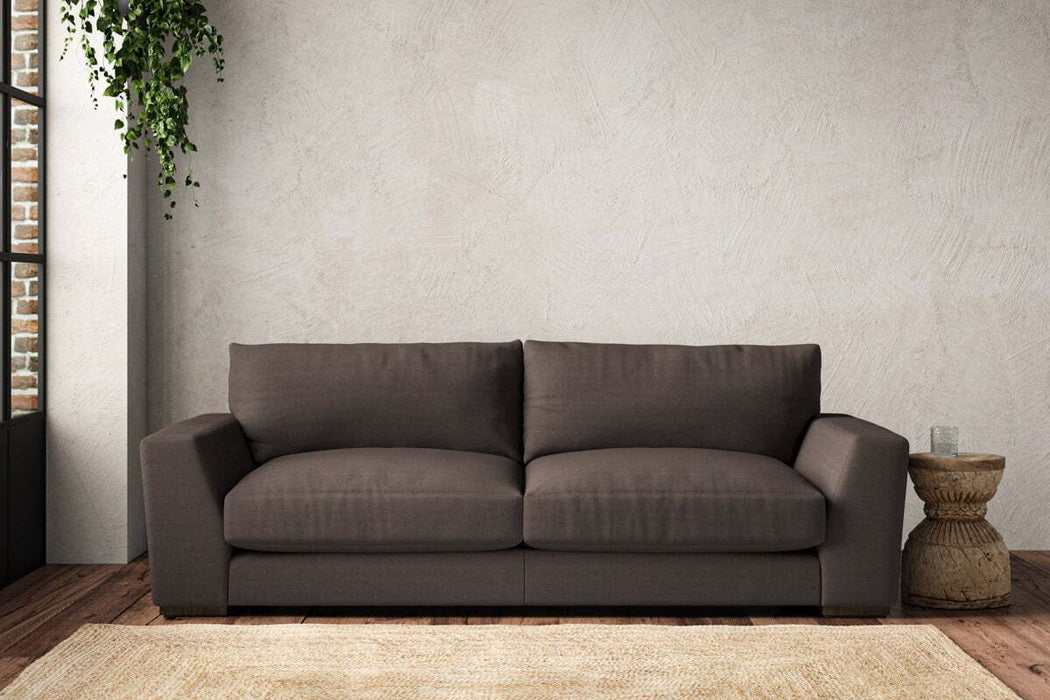 Guddu Large Sofa - Recycled Cotton Mocha