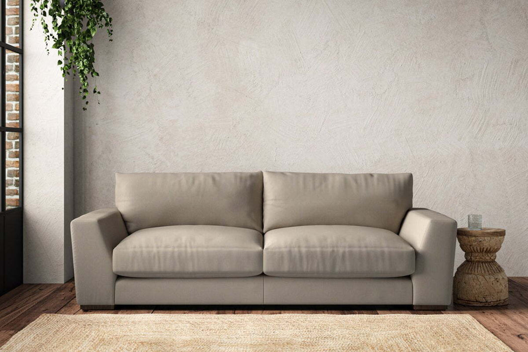 Guddu Large Sofa - Recycled Cotton Stone
