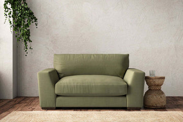 Guddu Love Seat - Brera Linen Sage