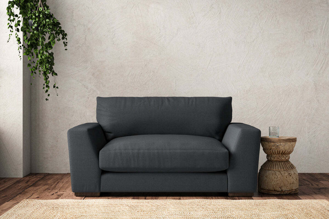 Guddu Love Seat - Recycled Cotton Thunder