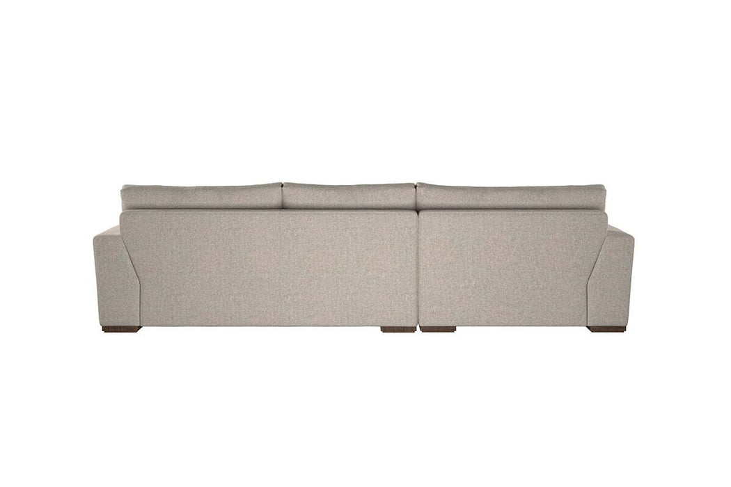 Guddu Medium Left Hand Chaise Sofa - Brera Linen Pebble