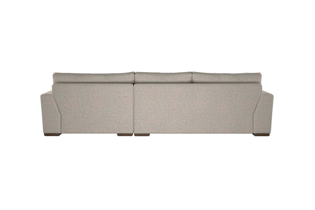 Guddu Medium Right Hand Chaise Sofa - Brera Linen Granite